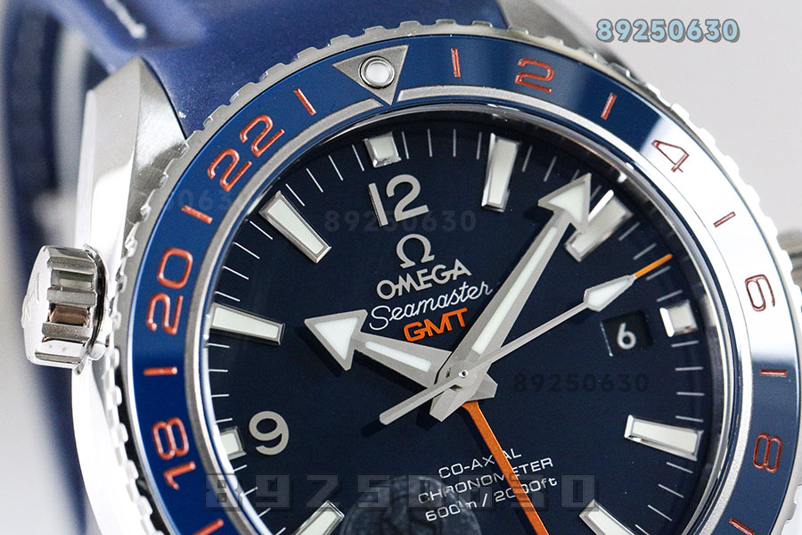 VS厂欧米茄海马600米「蓝圈GMT」美好星球联名款复刻腕表-232.30.44.22.03.001