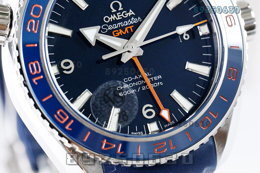 VS厂欧米茄海马600米「蓝圈GMT」美好星球联名款复刻腕表-232.30.44.22.03.001