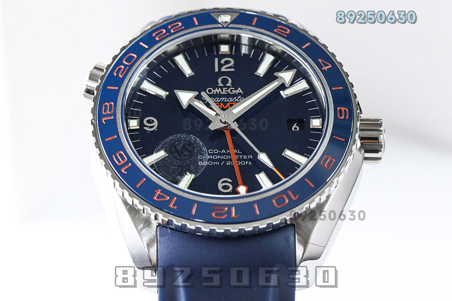 VS厂欧米茄海马600米「蓝圈GMT」美好星球联名款复刻腕表-232.30.44.22.03.001