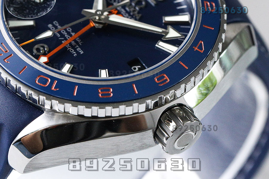 VS厂欧米茄海马600米「蓝圈GMT」美好星球联名款复刻腕表-232.30.44.22.03.001